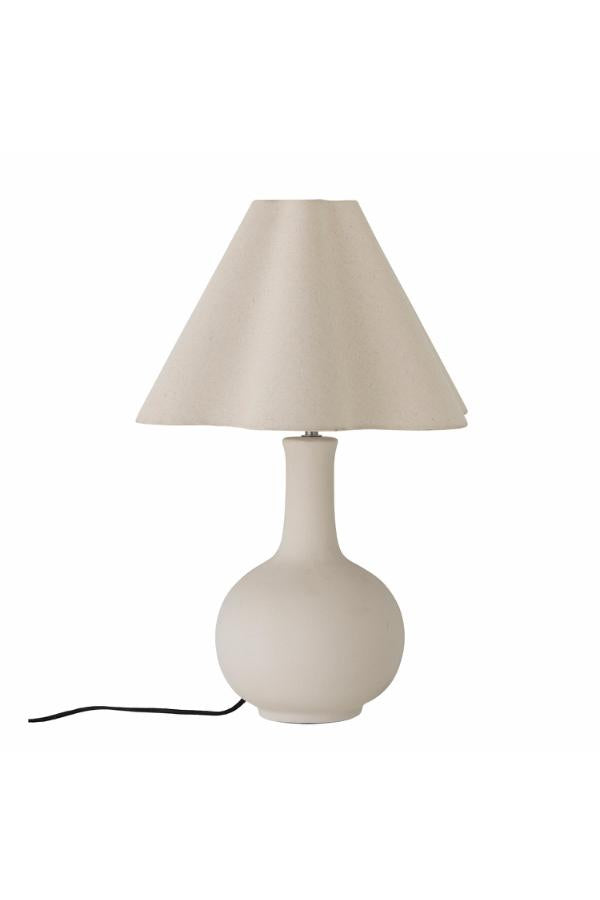 Bloomingville Heide Table lamp, White, Stoneware