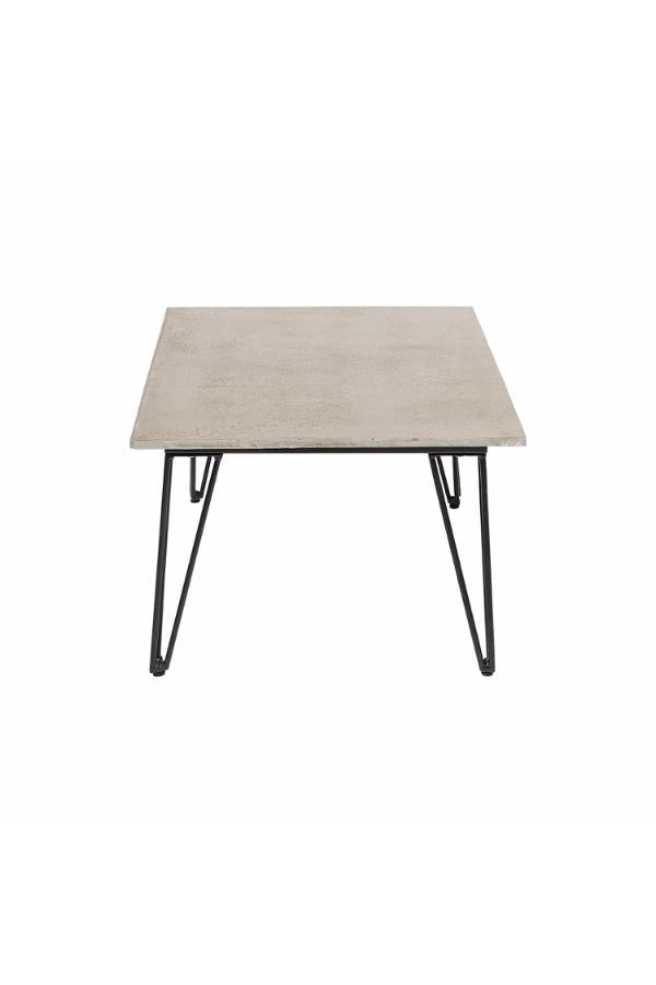 Bloomingville Mundo Coffee Table, Grey, Fiber cement