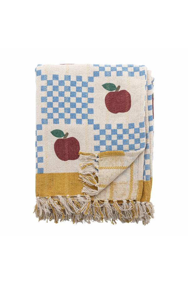 Bloomingville Mini Gala Throw, Multi, Recycled Cotton