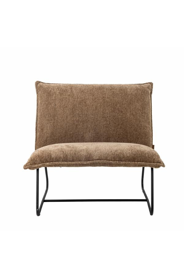 Bloomingville Cape Lounge Chair, Brown, Recycled Polyester