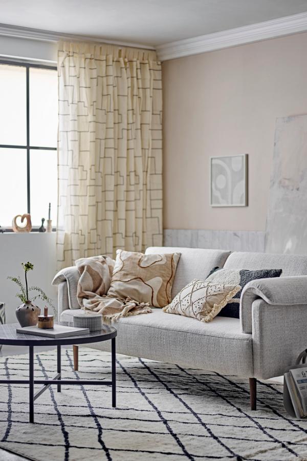 Bloomingville Lyria Curtain, Nature, Cotton