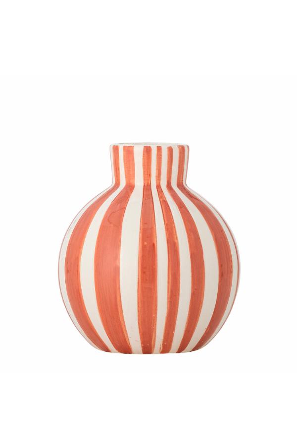Bloomingville Fian Vase, Orange, Ceramic