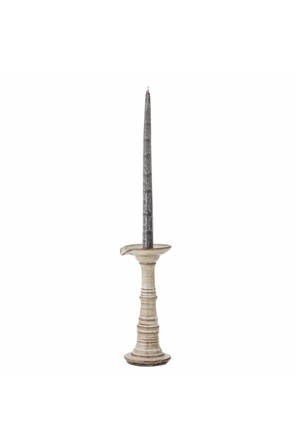 Creative Collection Rigby Candle Holder, Grey, Stoneware