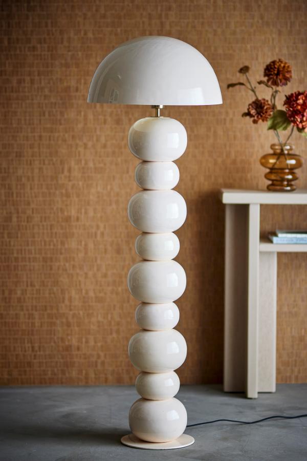 Bloomingville Cressida Floor Lamp, Nature, Metal