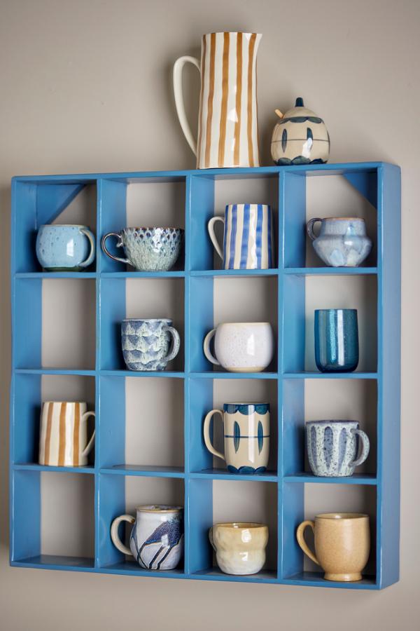 Creative Collection Bekka Shelf, Blue, Reclaimed Wood