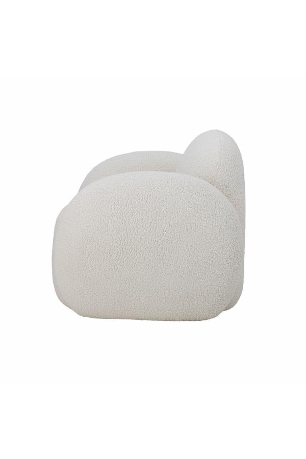 Bloomingville Zanno Lounge Chair, White, FSC®Mix, Pine