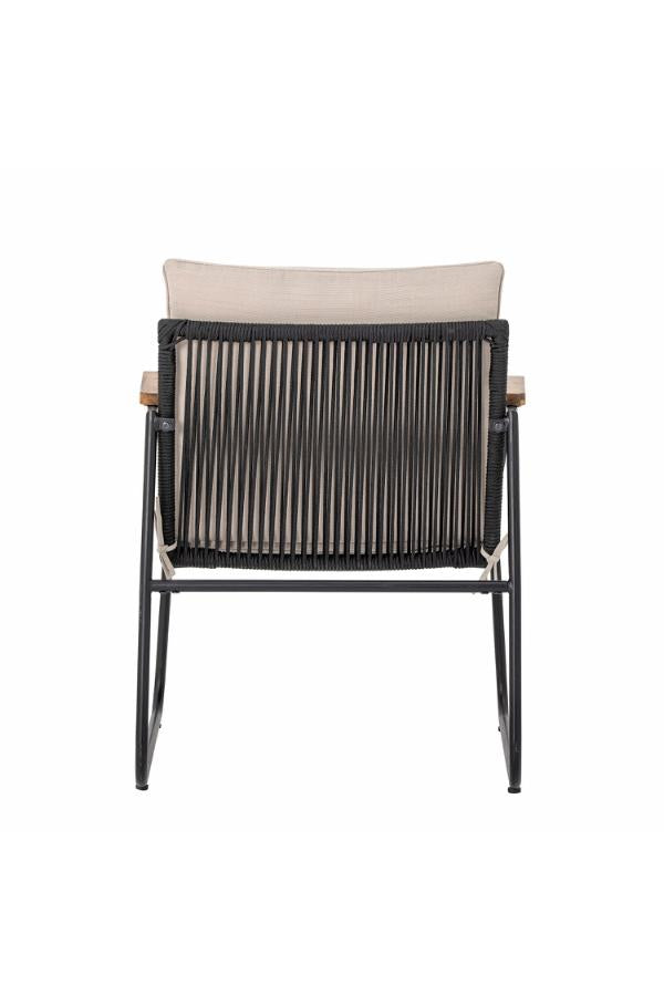 Bloomingville Hampton Lounge Chair, Black, Metal