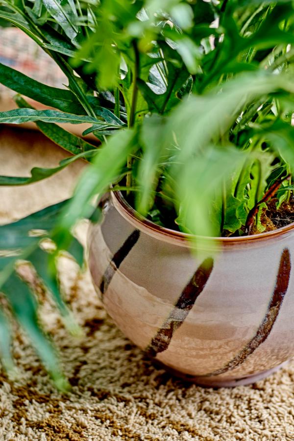 Bloomingville Iman Flowerpot, Rose, Stoneware
