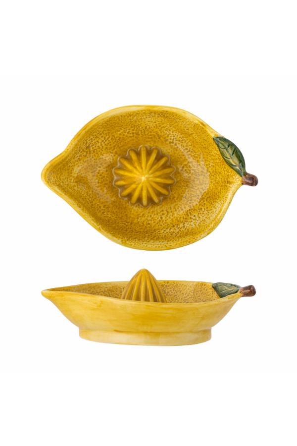 Creative Collection Limone Lemon Juicer, Yellow, Stoneware