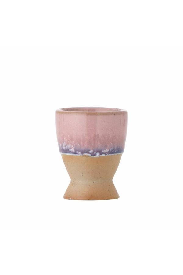 Bloomingville Paula Egg Cup, Rose, Stoneware