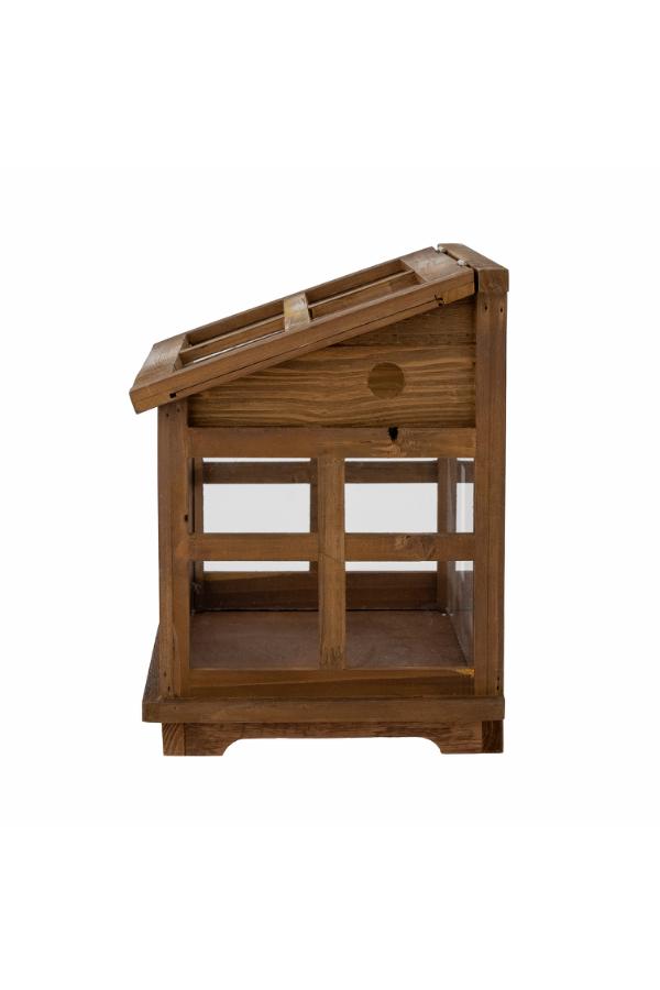 Bloomingville Marti Display box, Brown, Firwood