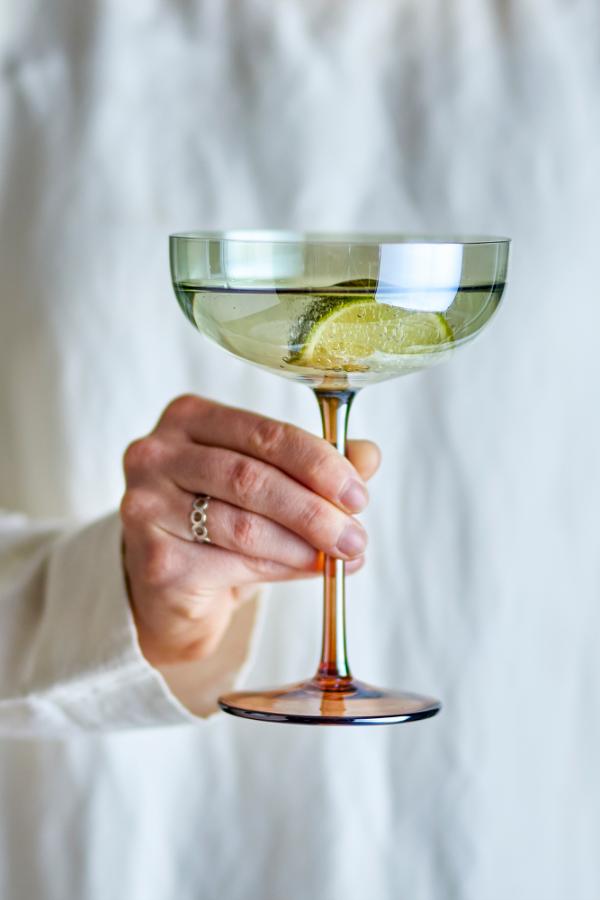 Bloomingville Aston Cocktail Glass, Bronze, Glass