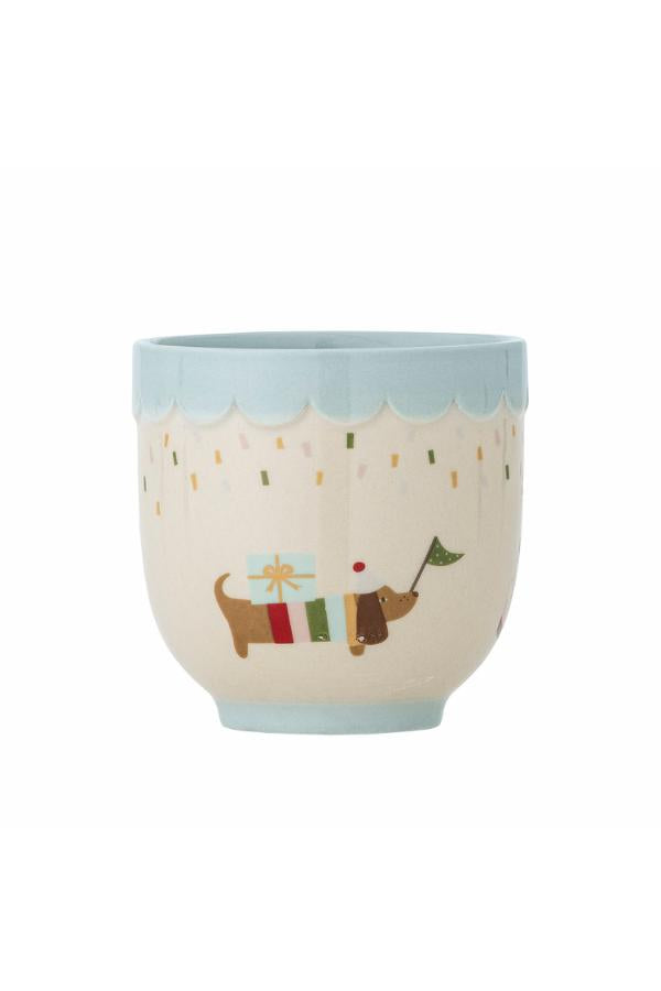 Bloomingville Mini Celebrate Cup, Blue, Stoneware