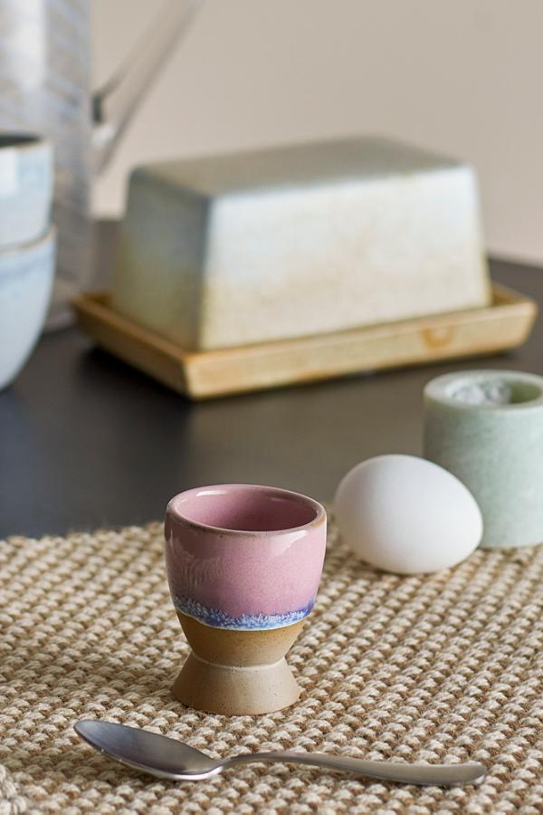 Bloomingville Paula Egg Cup, Rose, Stoneware