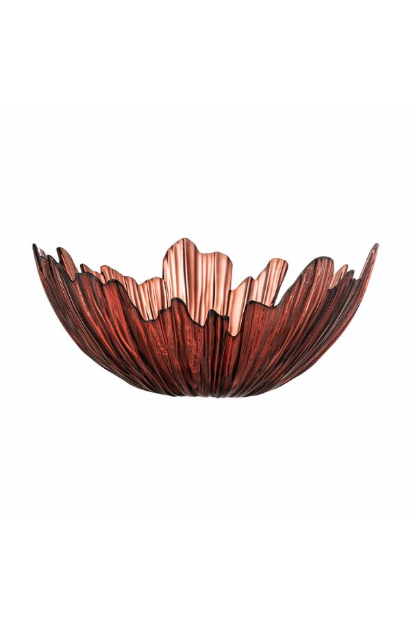 Bloomingville Aila Bowl, Red, Glass