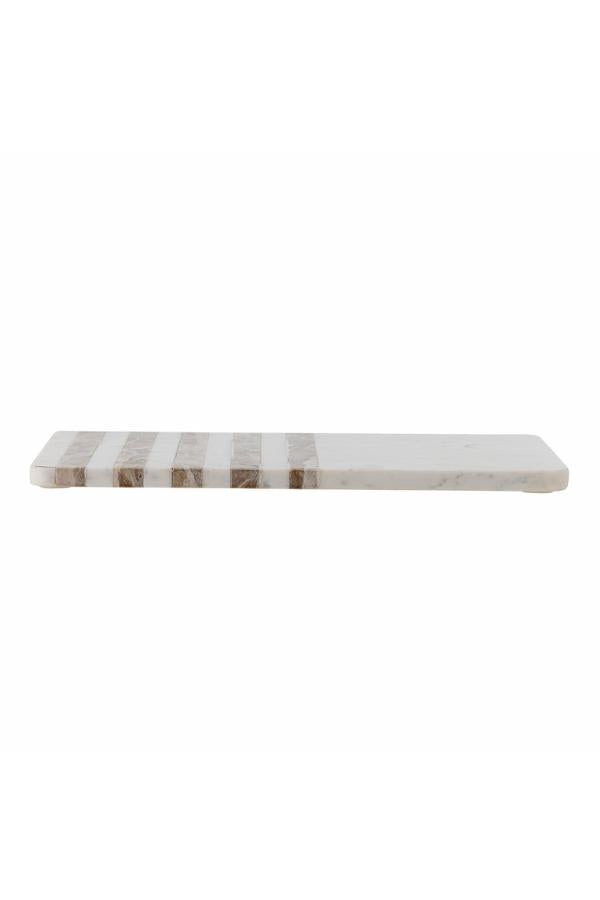 Bloomingville Novelle Cutting Board, White, Marble