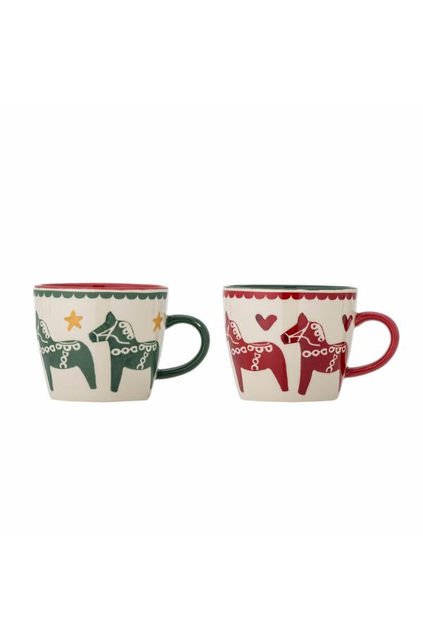 Bloomingville Siffer Mug, Multi, Stoneware