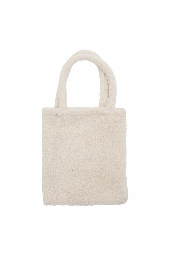 Bloomingville Mini Mushroom Bag, White, Polyester