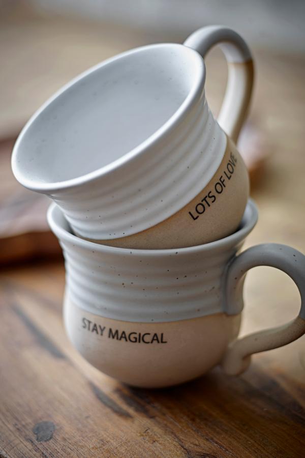 Creative Collection Claire Cup, Grey, Stoneware