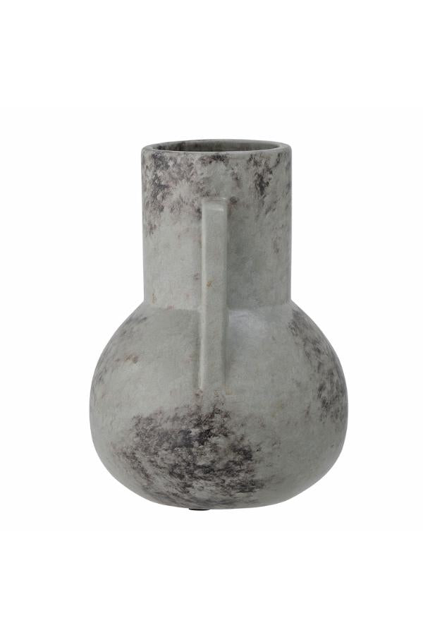 Bloomingville Tias Vase, Grey, Ceramic