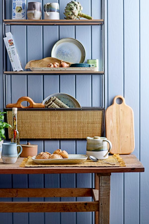 Creative Collection Heather Plate, Green, Stoneware