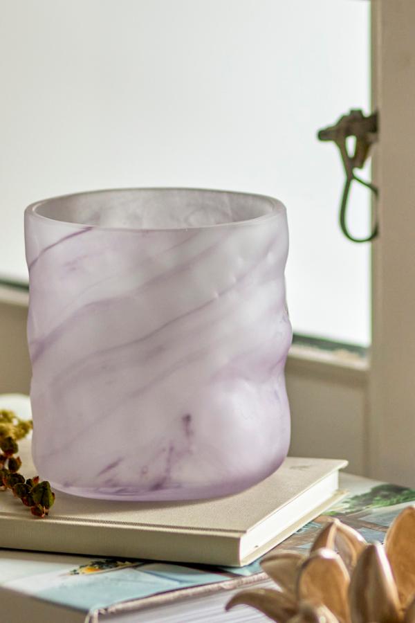 Bloomingville Moore Votive, Purple, Glass