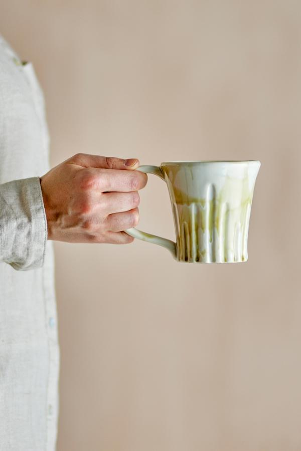 Creative Collection Joseph Mug, Green, Stoneware