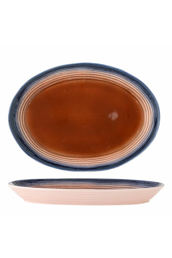Bloomingville Tatum Serving Plate, Multi, Stoneware