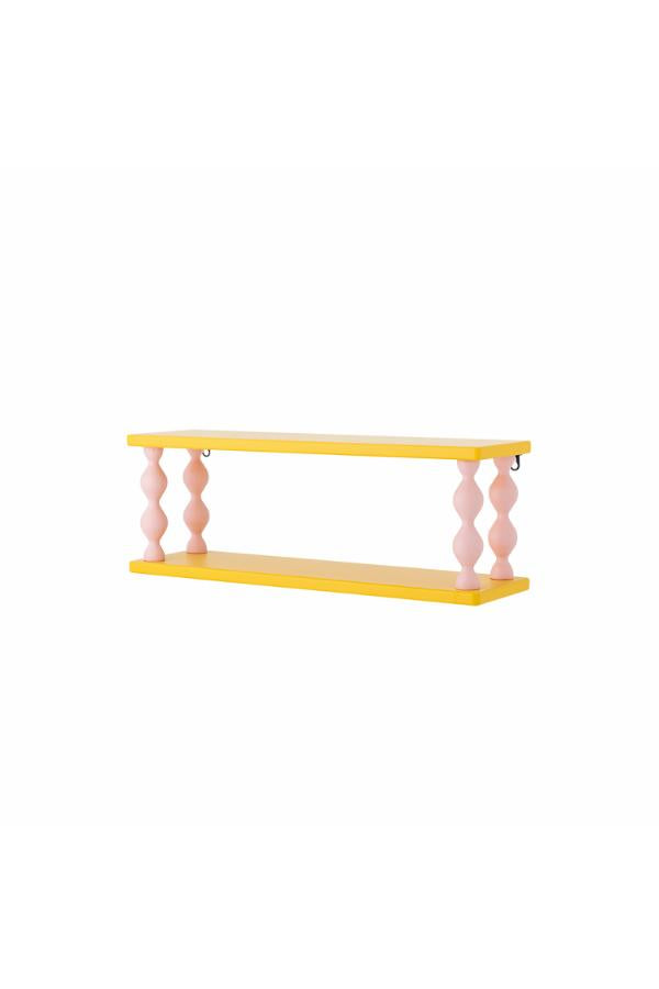 Bloomingville Mini Bibiola Shelf, Yellow, MDF