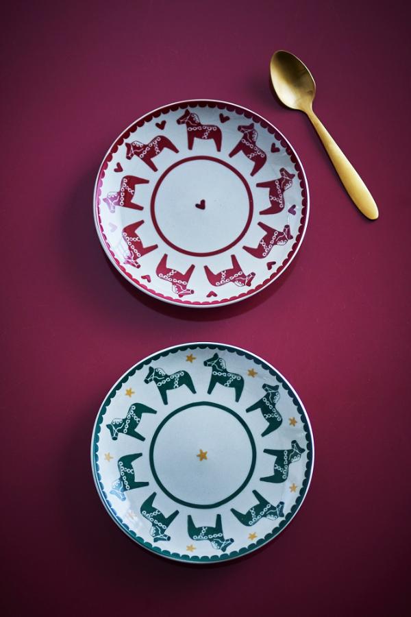 Bloomingville Siffer Plate, Multi, Stoneware