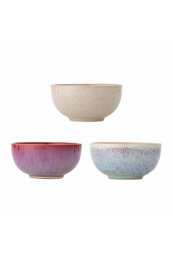 Bloomingville Addison Bowl, Rose, Stoneware