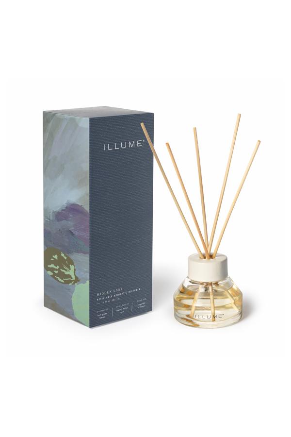 Illume Hidden Lake Scent Diffuser, Blue,
