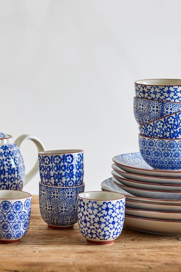 Bloomingville Karine Bowl, Blue, Stoneware