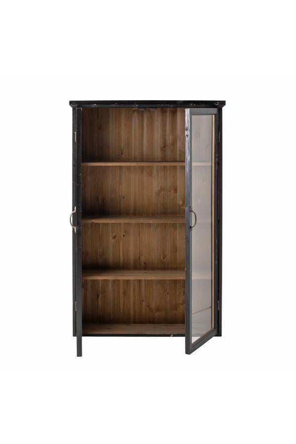 Creative Collection Hazem Cabinet, Black, Firwood