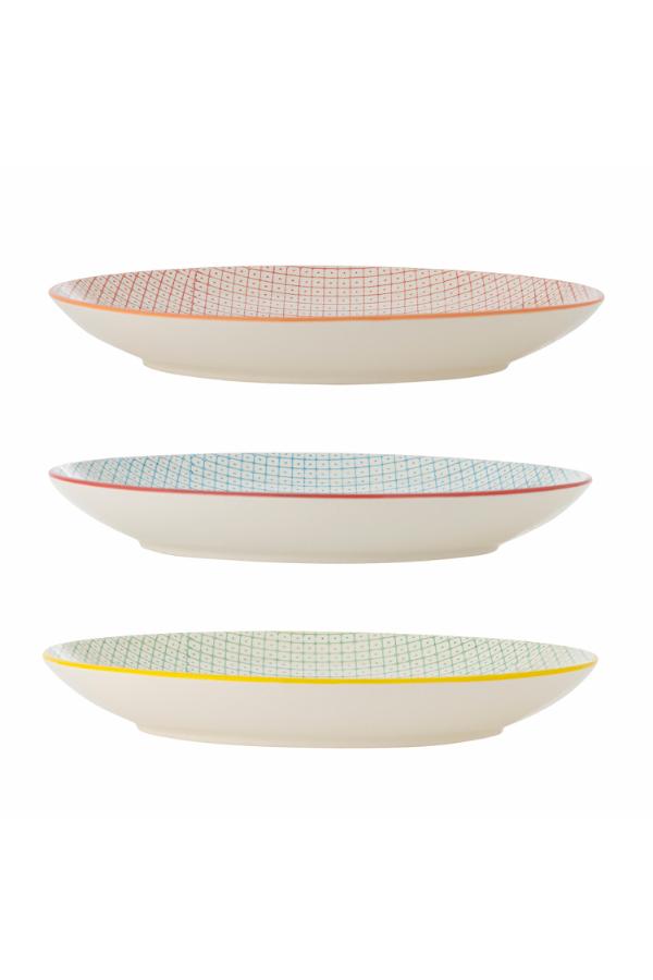 Bloomingville Carla Plate, Multi, Stoneware