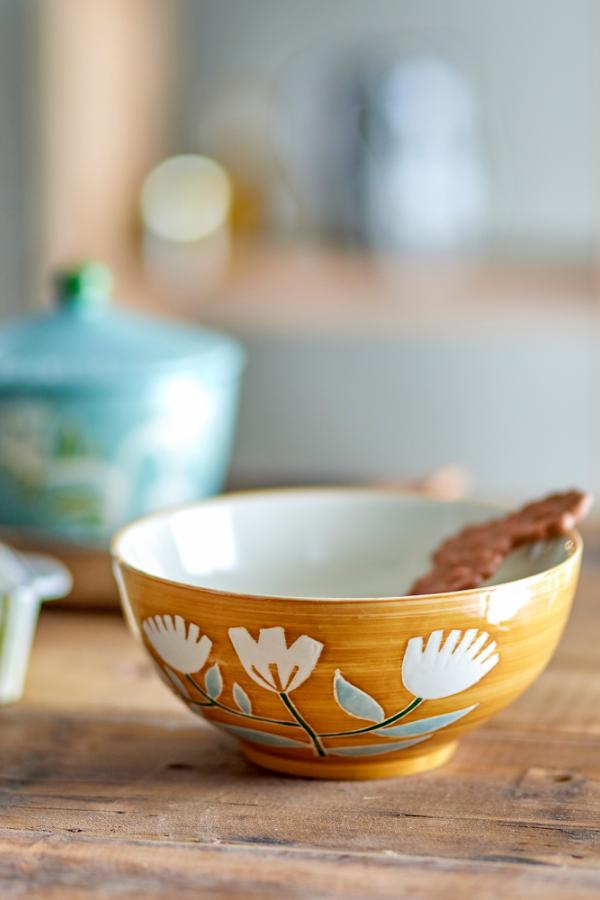 Creative Collection Tangier Bowl, Orange, Stoneware