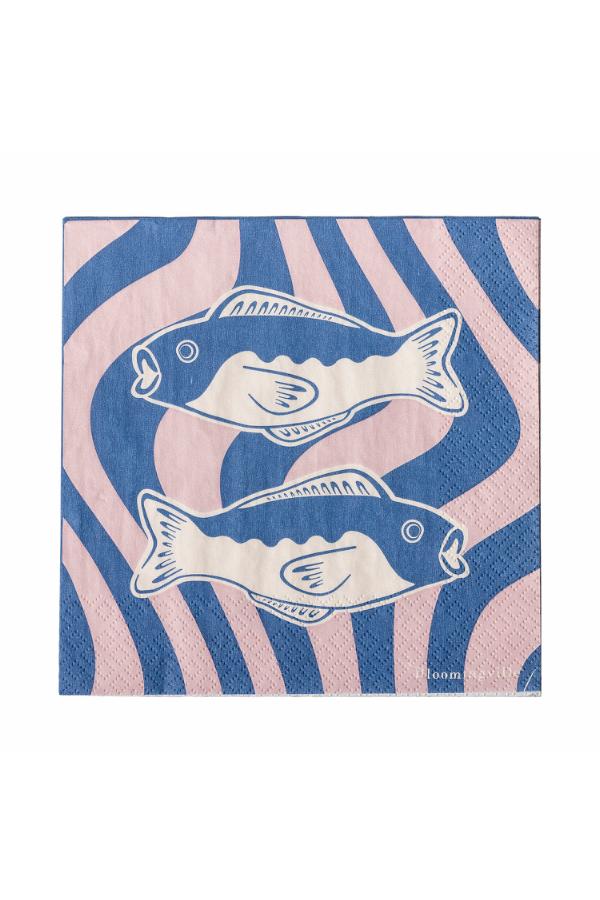 Bloomingville Remy Napkin, Multi, FSC®Mix, Paper