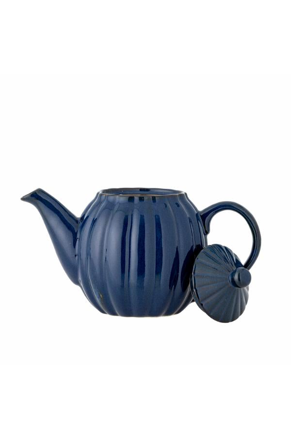 Bloomingville Latina Teapot, Blue, Stoneware