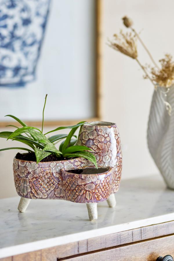 Creative Collection Shaya Flowerpot, Nature, Stoneware