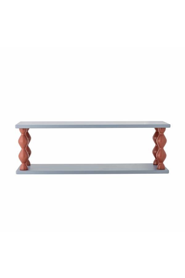 Bloomingville Mini Bibiola Shelf, Blue, MDF