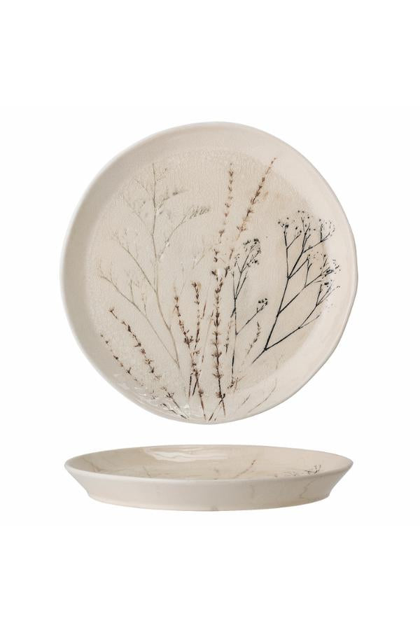 Bloomingville Bea Plate, Nature, Stoneware