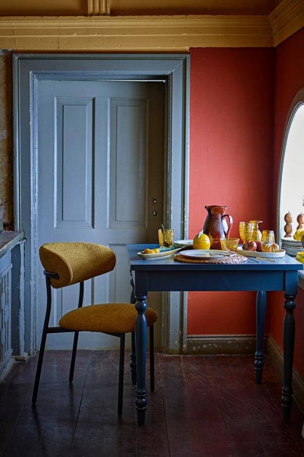 Creative Collection Manal Dining Chair, Yellow, FSC®100% Plywood