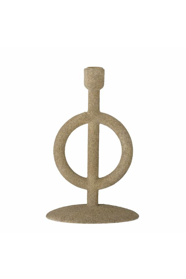 Bloomingville Flikka Candle Holder, Nature, Polyresin