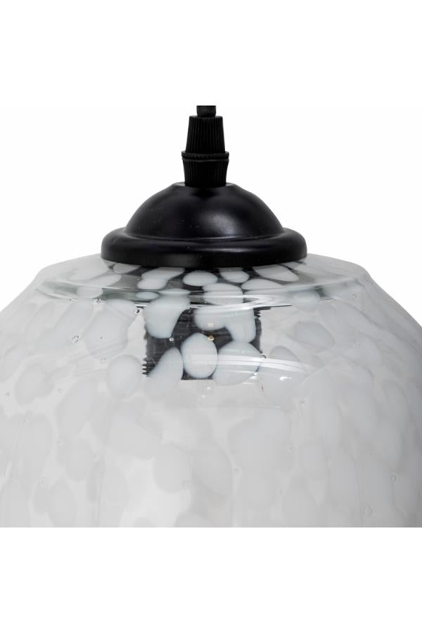 Bloomingville Gisele Pendant Lamp, White, Glass
