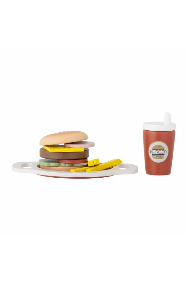 Bloomingville Mini Jools Play Set, Food, Brown, FSC®100%, MDF