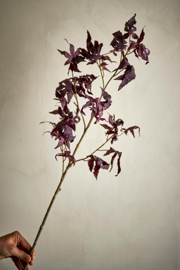 Bloomingville Maple Stem, Purple, Artificial Flowers