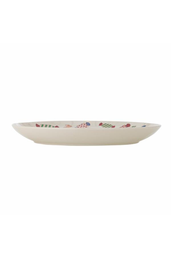 Bloomingville Caramella Plate, Multi, Stoneware