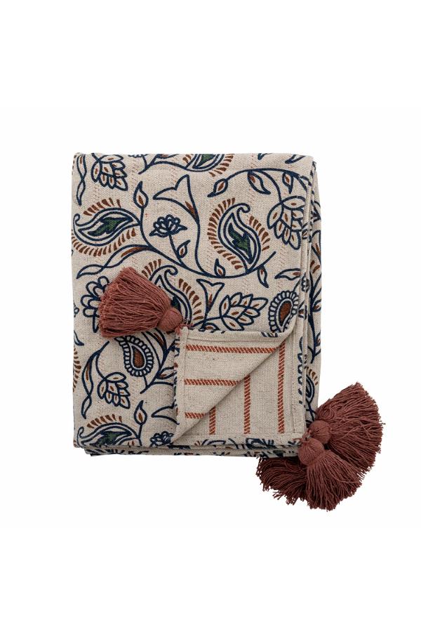 Creative Collection Paisley Throw, Multi, Recycled Cotton