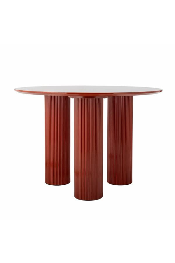 Bloomingville Della Dining Table, Red, FSC®100%, MDF