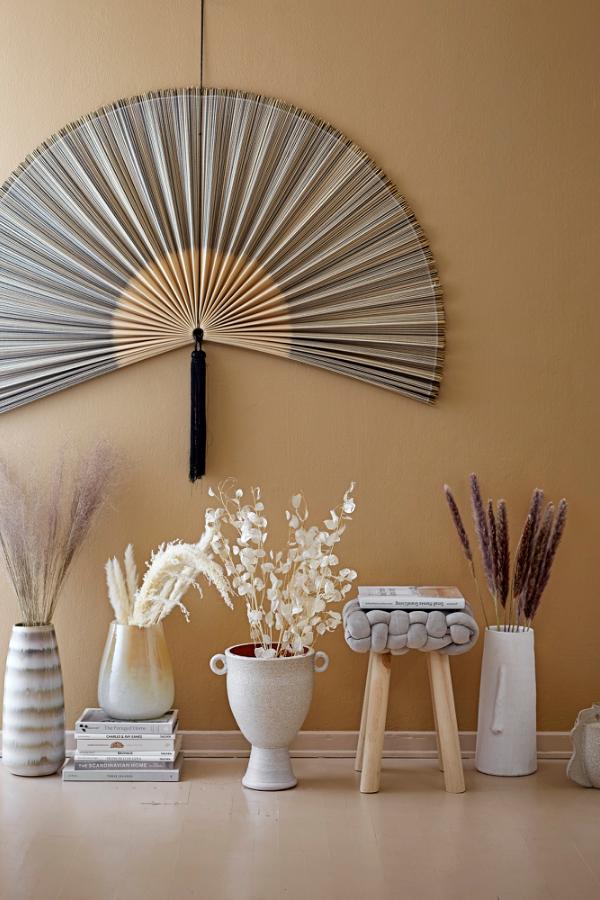 Bloomingville Jaime Wall Decor, Black, Bamboo